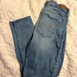 AE next level stretch skinny jeans